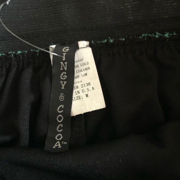 Teal and Black Polkadot Skirt NWOT - Picture 2 of 3